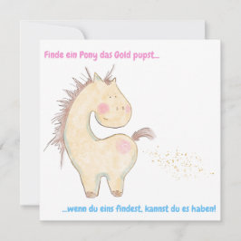 Lustige Pferde Karte für Pferdeliebhaber, Pferd Julkort