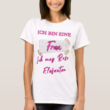 Lustige Rosa Pink Elefanten Design für Frauen