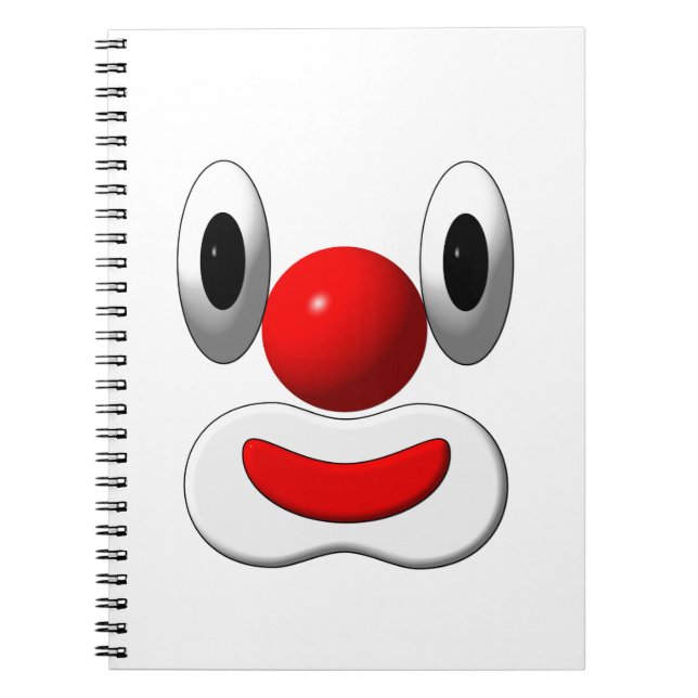 Lustiger Clown Anteckningsbok (Framsidan)