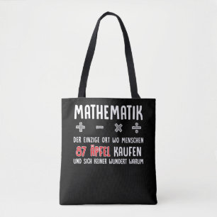 Lustiger Mathe Nerd Spruch Mathematik Schule Tygkasse