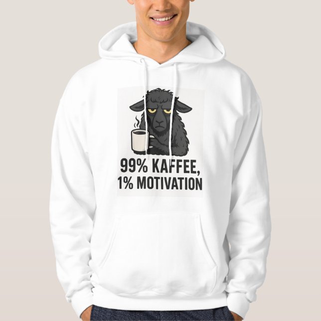 LUSTIGER SCHAF HOODIE (Framsida)