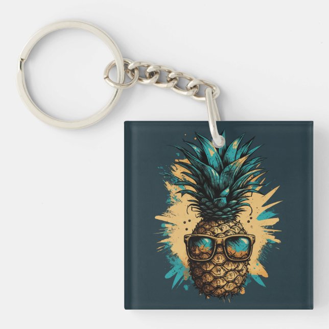 Lustiges Ananas Obst (Framsidan)