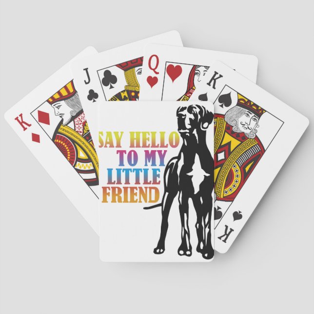 Lustiges Doggenbuild Kortlek (Baksidan)