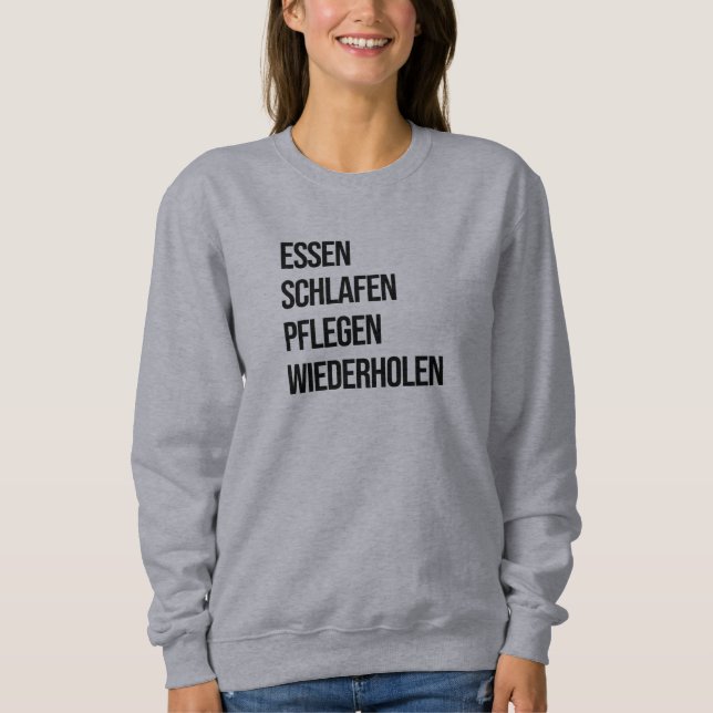 Lustiges Pflegeberuf T Shirt (Framsida)