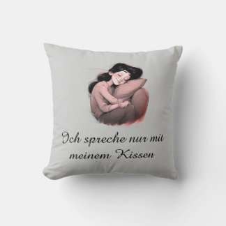 Lustiges Sarkasmus-Kissen - Ich tunna nicht faul Kudde