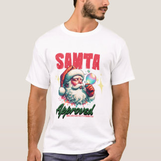 🎅 Lustiges Weihnachts-Shirt – Santa Approved – T Shirt