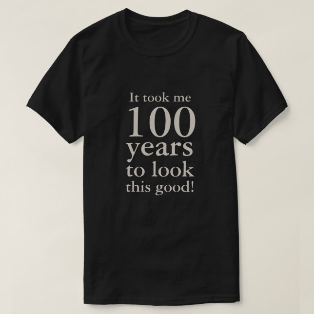 Lustigt 100-dagars minnesdag t shirt (Design framsida)