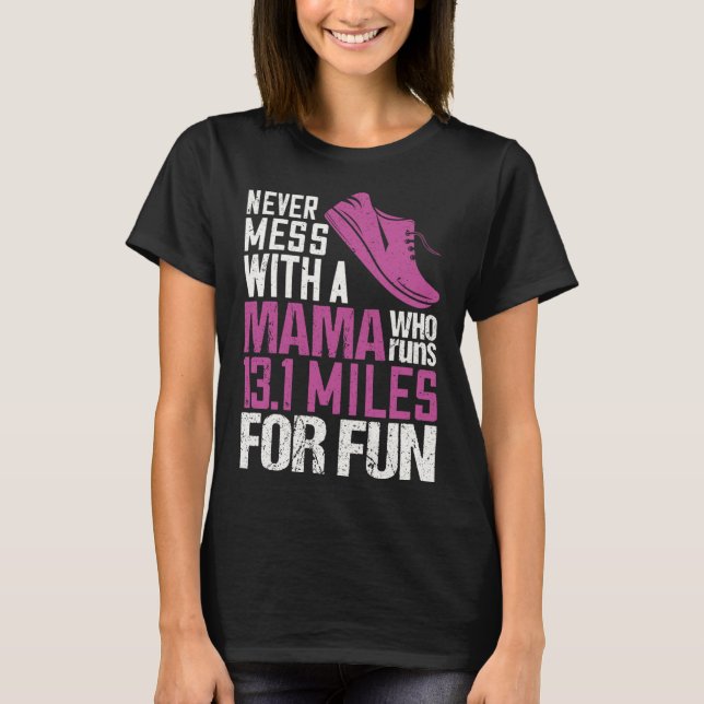 Lustigt 13,1 halv maraton träning Women Ru T Shirt (Framsida)