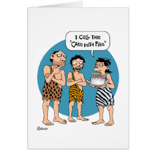 Lustigt 13:e kummeln med brandfödelsedag hälsningskort