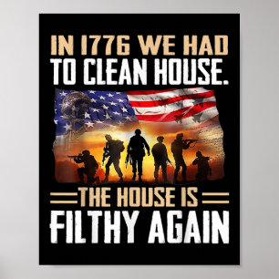 Lustigt 1776 var vi tvungna att rengöra huset - FN Poster