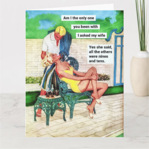 Lustigt 1950-tal Housefru Kort