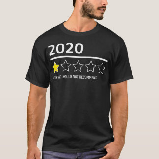Lustigt 2020 år vid granskning av felbedömning för t shirt