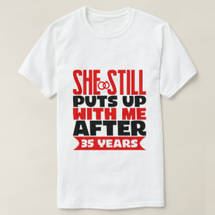 Lustigt 35e ord art Make T Shirt