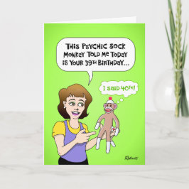 Lustigt 40:e födelsedag kort