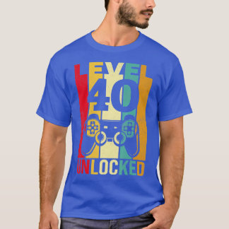 Lustigt 40 Olåst Manar BDay i 40:e B T Shirt