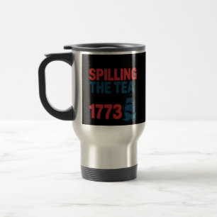 Lustigt 4:e juli då Tea sprack sedan 1773 Fyra Resemugg