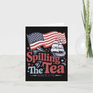 Lustigt 4:e juli då Tea sprack sedan 1773 USA Kort