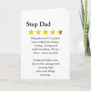 Lustigt, 4 stjärnsteg Pappa, omdöme och recension. Kort