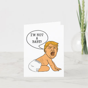 Lustigt 50:e födelsedagen Donald Trump... Jag är i Helgkort