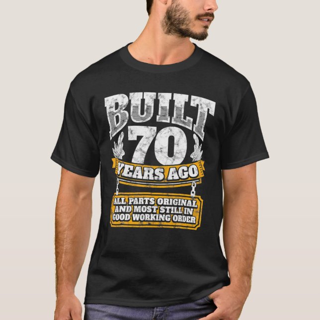 Lustigt 70-dagars B-dagarsgåva - 70 år T Shirt (Framsida)