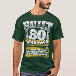 Lustigt 80-årsjubileum BDay Gift: 80 år T Shirt