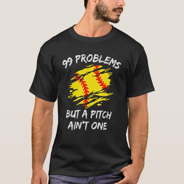 Lustigt 99 problem, men en beck är inte en softbal t shirt (Framsida)