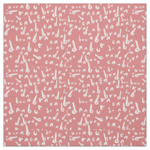 Lustigt Abracadabra White Text. Coral Rosa BackDro