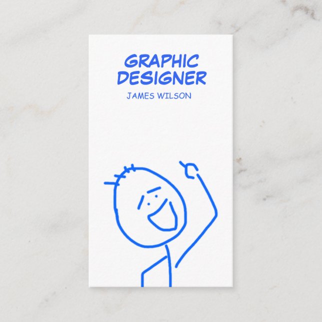 Lustigt Affärskort - gör dem till Laugh! Visitkort (Framsida)