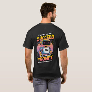 🤖 Lustigt Ai-bildsmeddelande stöld Sarcastic Memo T Shirt