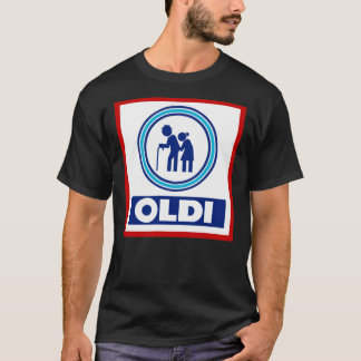 Lustigt Aldi Nord-kort, födelsedagskort för pensio T Shirt