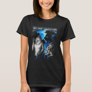 Lustigt Alfa-Varg som de inte förstår Bootle T Shirt