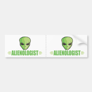 Lustigt Alien Älskare Bildekal