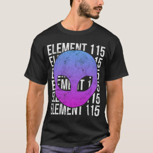 Lustigt Alien Conspiracy Area 51 UFO Inslag 115 T Shirt