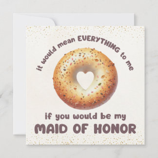 Lustigt Allt Bagel Maid of honor Frieri
