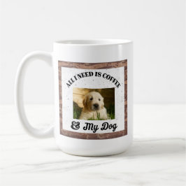 Lustigt allt jag behöver är kaffe och mitt Hund fo Kaffemugg