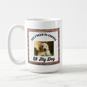 Lustigt allt jag behöver är kaffe och mitt Hund fo Kaffemugg
