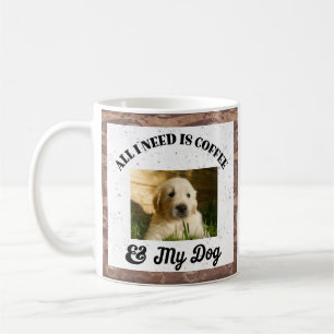 Lustigt allt jag behöver är kaffe och mitt Hund fo Kaffemugg