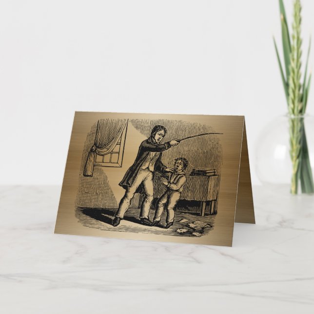 Lustigt alternativt felaktigt Pappa-kort Kort (Framsida)