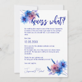 💍 lustigt ändringsdatum Pastel Whispers Meadows Spara Datumet