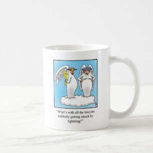 Lustigt Angel Tecknad Coffee Mugg! Kaffemugg