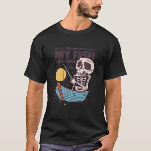 Lustigt anggler En dag kommer min fisk att fiska i T Shirt