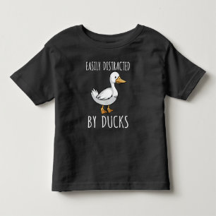 Lustigt Anka Älskare-fågeln som tittar på Fläk T Shirt