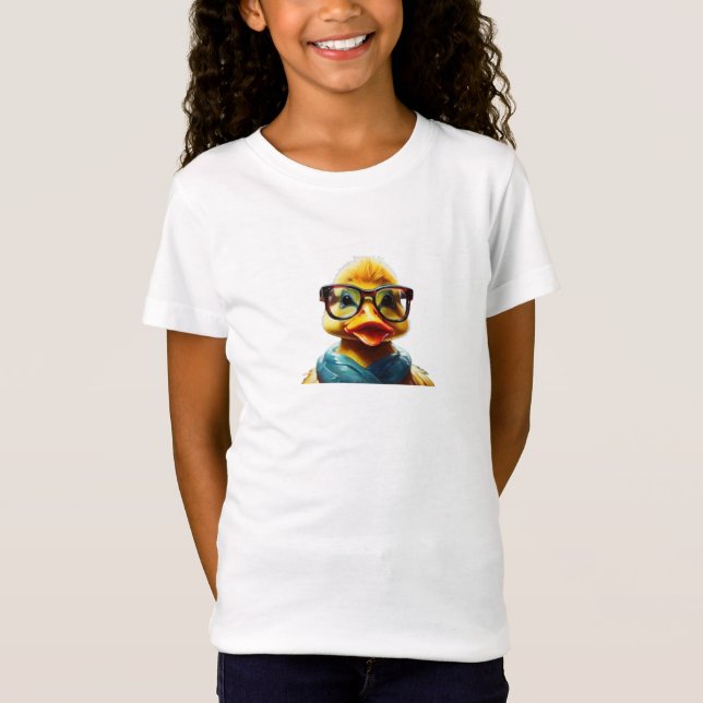 lustigt anka för barn T-Shirt (Framsida)