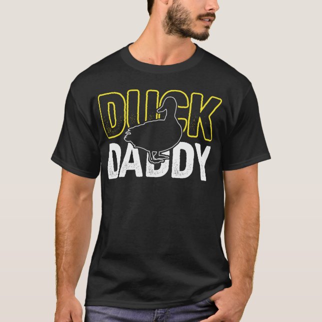 Lustigt Anka pappa Humor Anka Far T Shirt (Framsida)