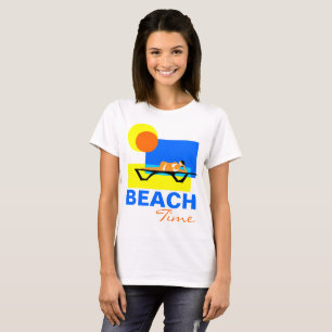 Lustigt anpassade för Beach Time Tee