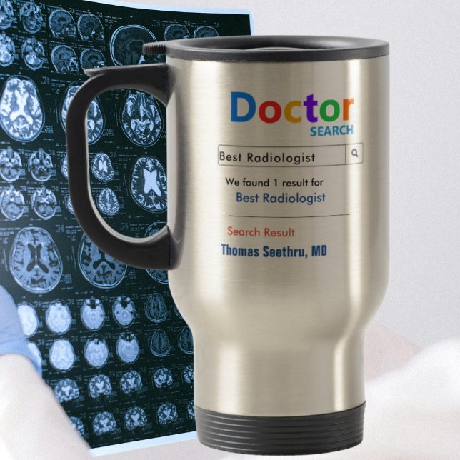 Lustigt Anpassningsbar Bästa radiologen Mugg (Skapare uppladdad)