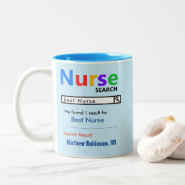 Lustigt Anpassningsbar Best Nurse Gift Mugg