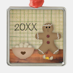 Lustigt Anpassningsbar Pepparkaksgubbe Ornament
