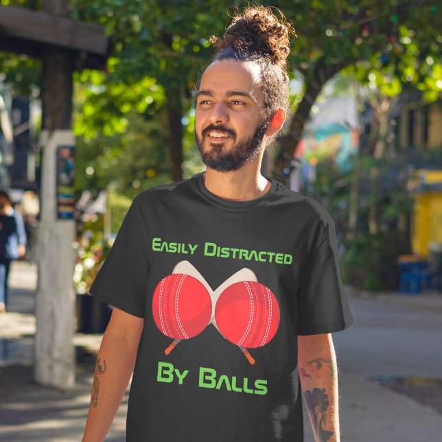 Lustigt Anpassningsbar-presentationer för Cricket  T Shirt (Funny Custom Gifts for Cricket Players Coaches)