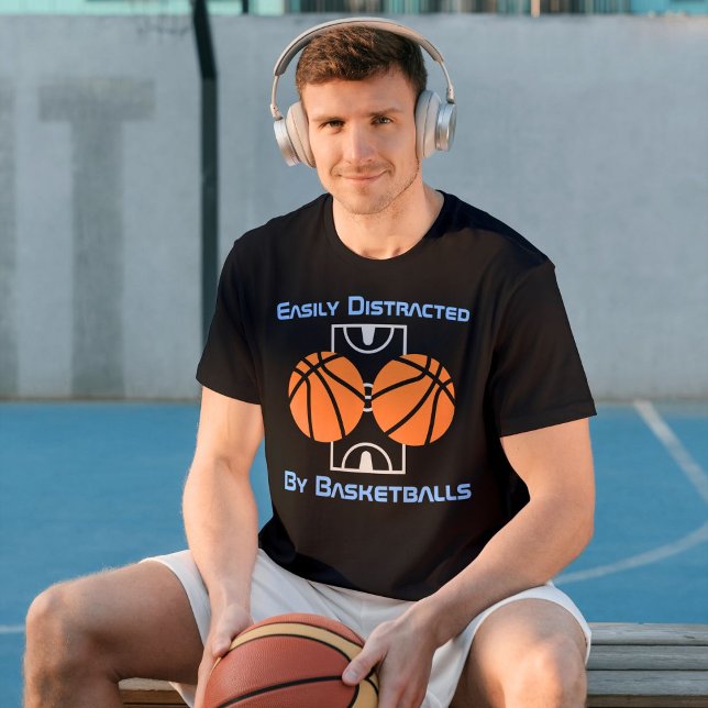 Lustigt Anpassningsbar-presenter för basketspelare T Shirt (Funny Custom Gifts for Basketball Players Fans)
